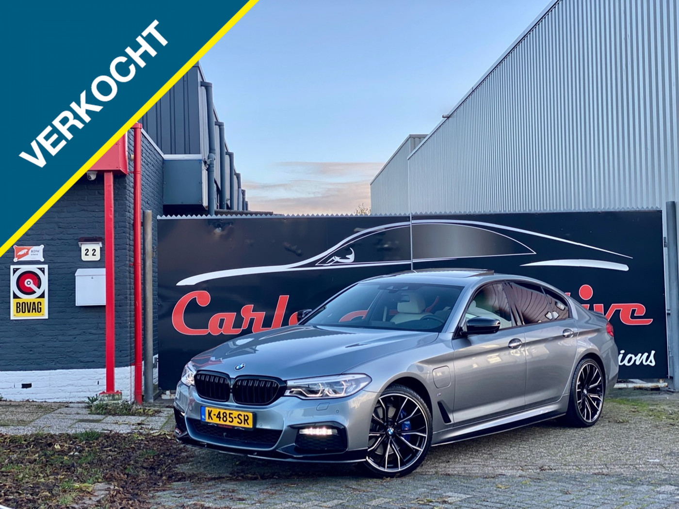BMW 530e Iperformance 530e M-PERFORMANCE *ALLE OPTIES* UNIEK! 2018 - voorkant