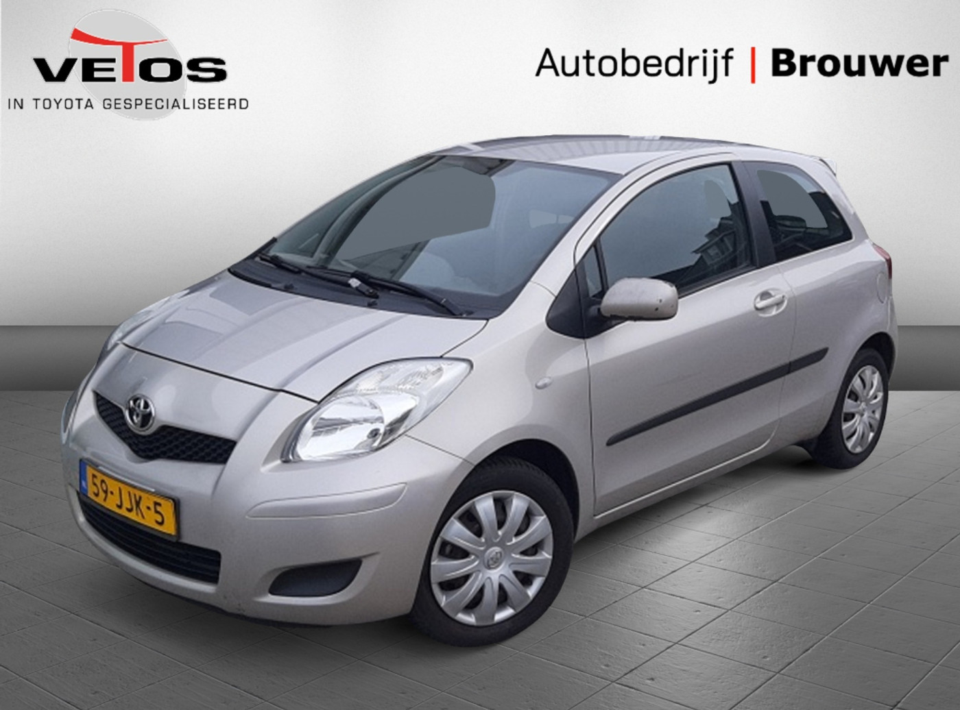Toyota Toyota Yaris 1.3 VVTi Aspiration 3 drs. Automaat 2009 - voorkant