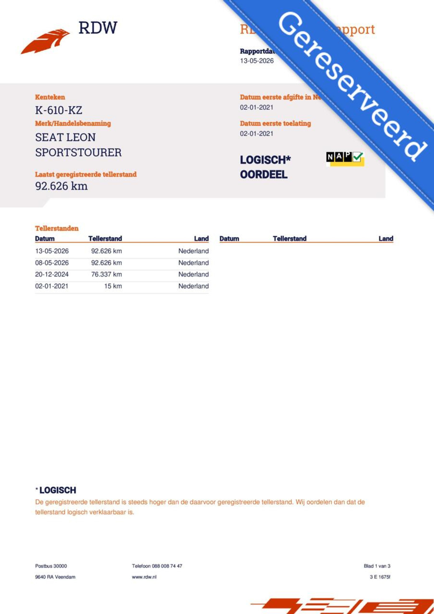 Foto van Seat Leon Sportstourer