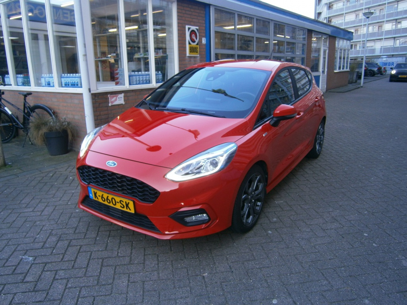 Ford Fiesta 1.0 EcoB. ST-Line X, Navi, Winterpack, Key-less, B&O audio. 2021 - voorkant