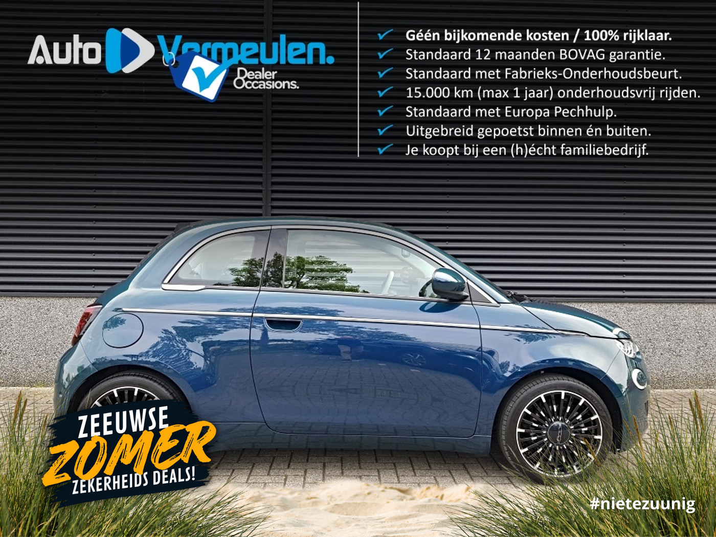 Fiat 500 La Prima 42 kWh 2020 - voorkant