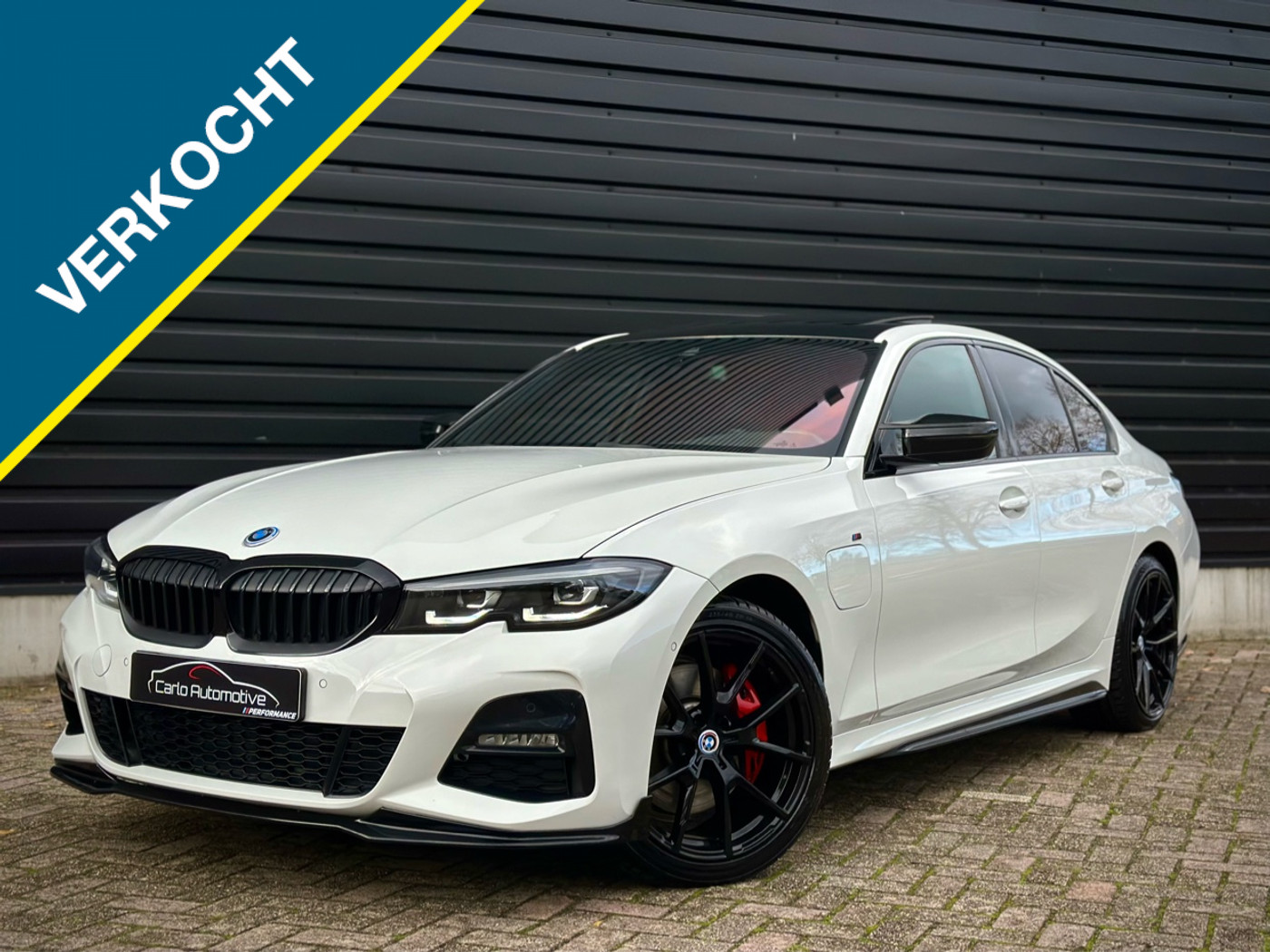 BMW 330e 330e M-PERFORMANCE M ZETELS|DAK|H&K|MEMORY 2021 - voorkant