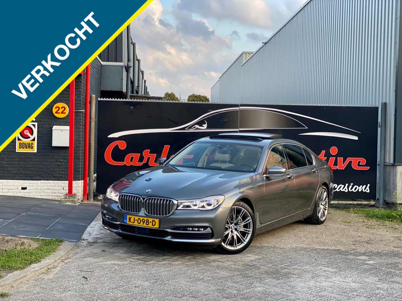 BMW 740li 740Li SKYLOUNGE|REAR ENTERTAINMENT|VIPVERSIE VOL! 2016 - voorkant
