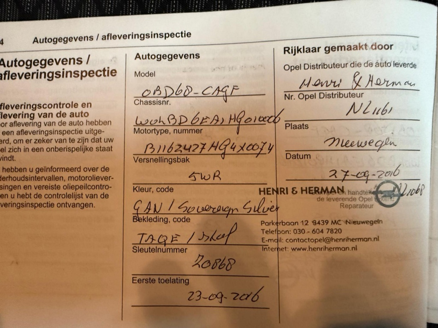 Foto van Opel Astra