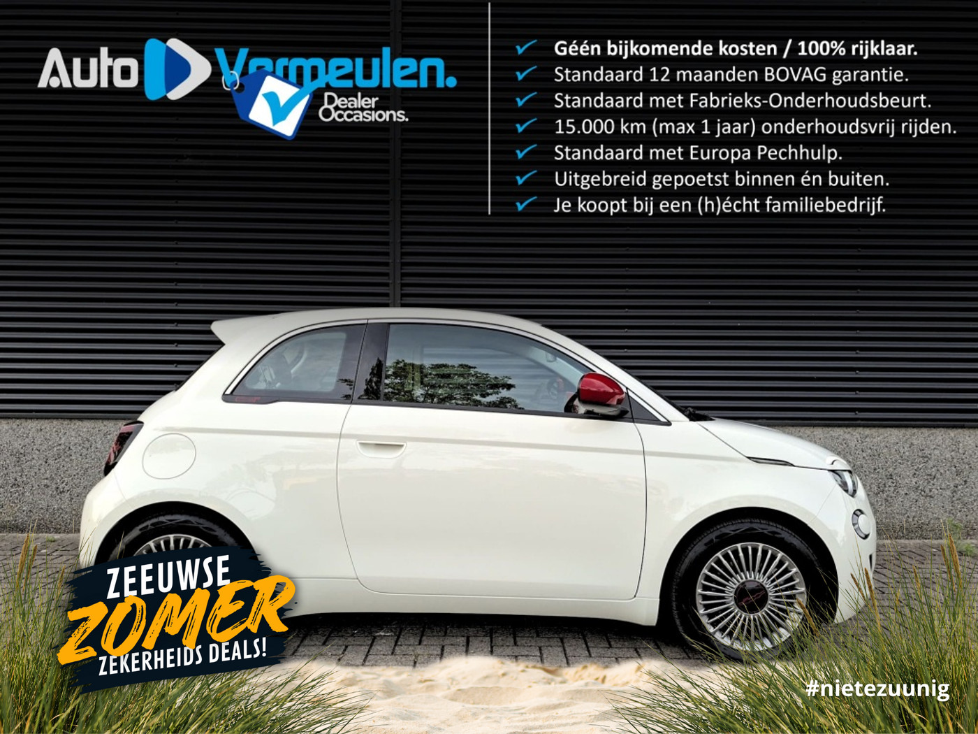 Fiat 500 RED 42 kWh 2023 - voorkant