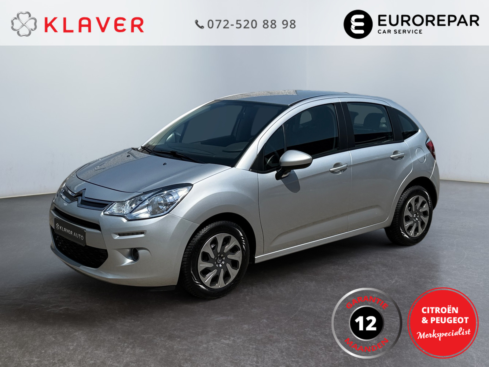 Citroen C3 82PK Tendance | Carplay | Airco | Cruise | Super netjes 2016 - voorkant