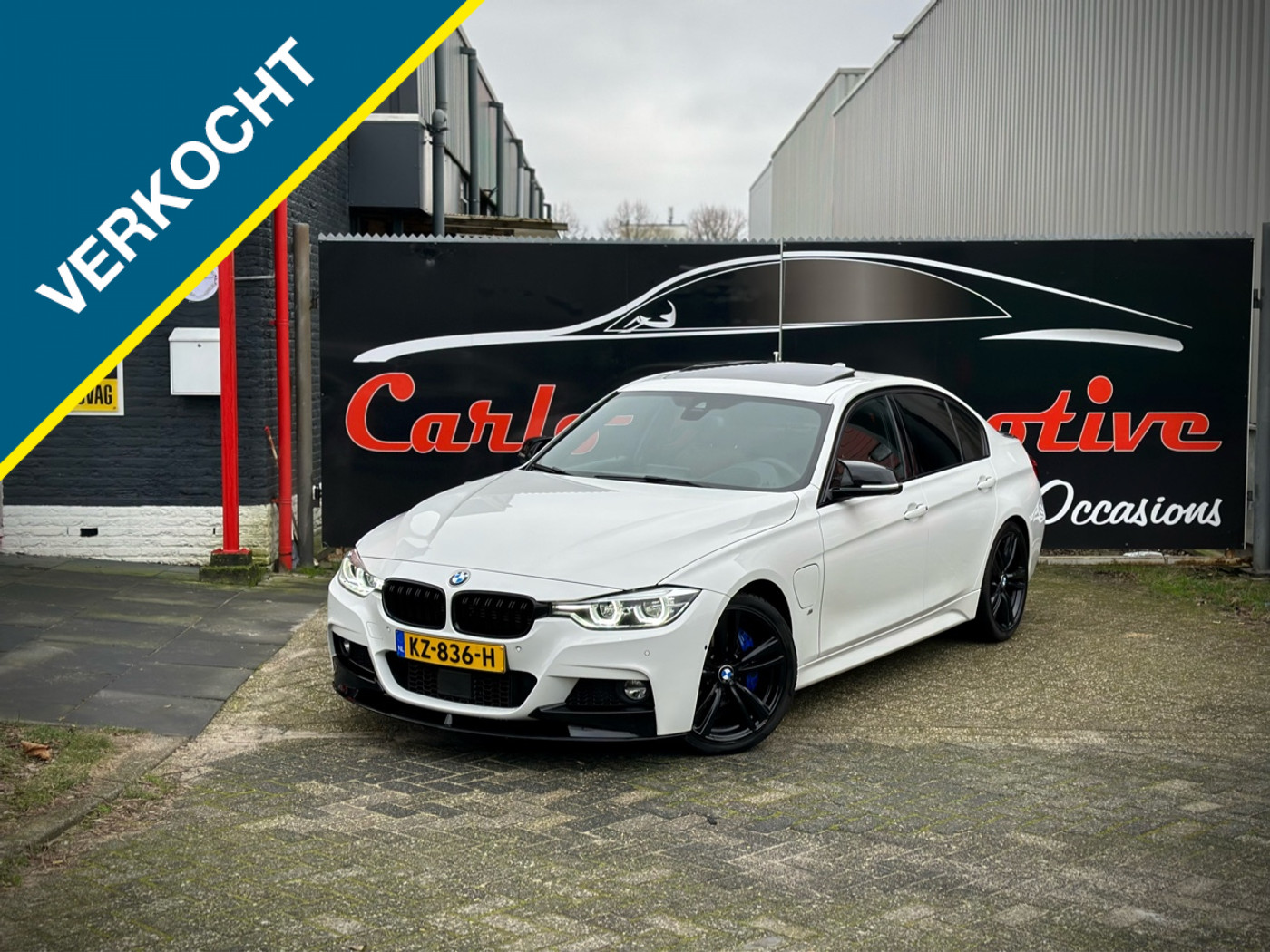 BMW 3-serie 330e High Executive|M-sport|HUD|Schuifdak|Leder| 2016 - voorkant
