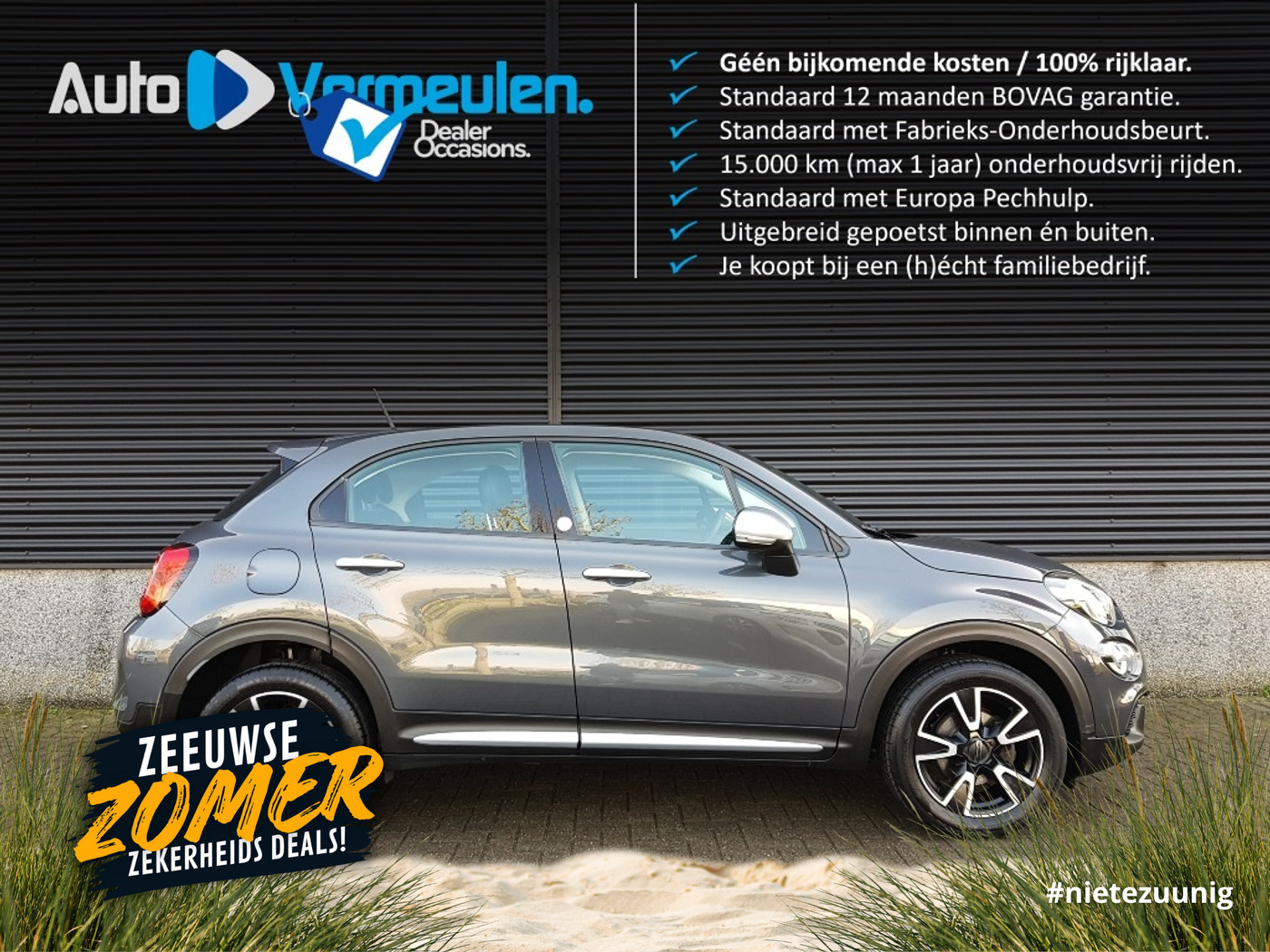 Fiat Fiat 500x 1.0 GSE Mirror 2019 - voorkant