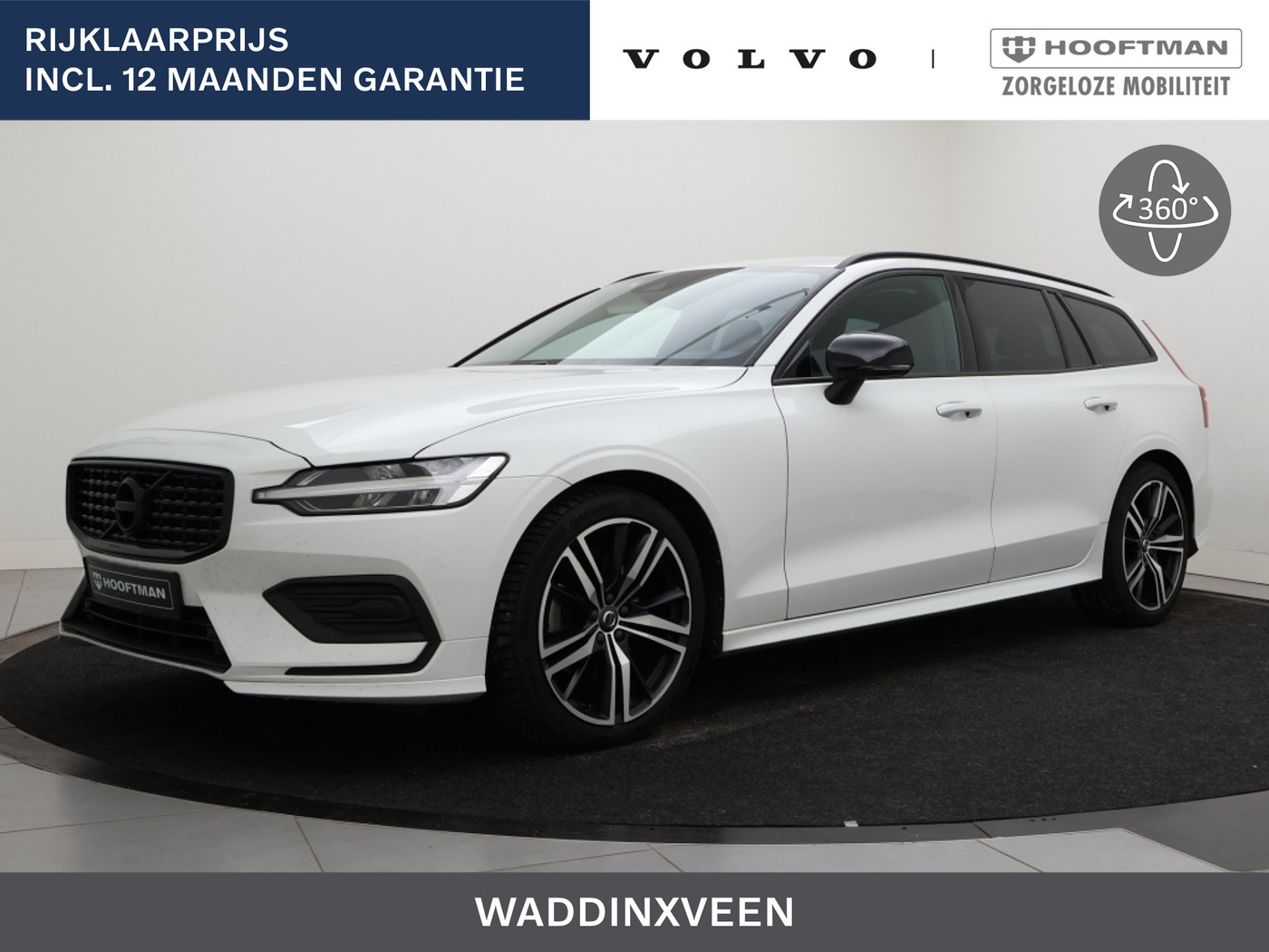 Volvo V60 B3 AUT(8) MOMENTUM ADVANTAGE LEDER STOELVERWARMING 19INCH PARK A 2021 - voorkant