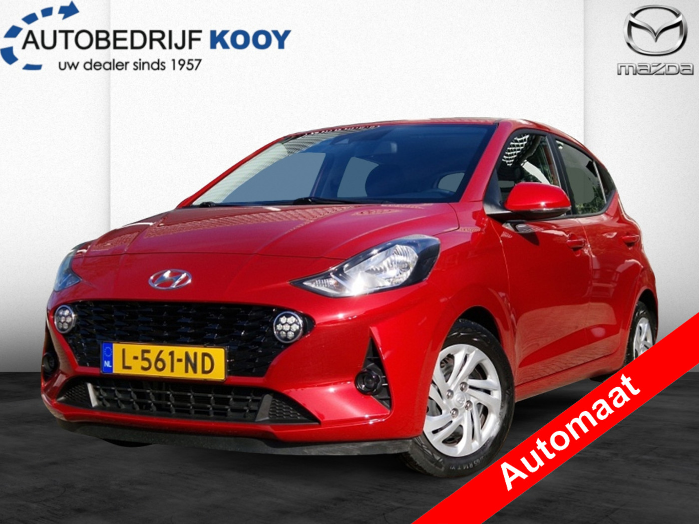 Hyundai I10 1.0 Comfort 5-zits Automaat / Carplay / Cruise control / Airco 2021 - voorkant
