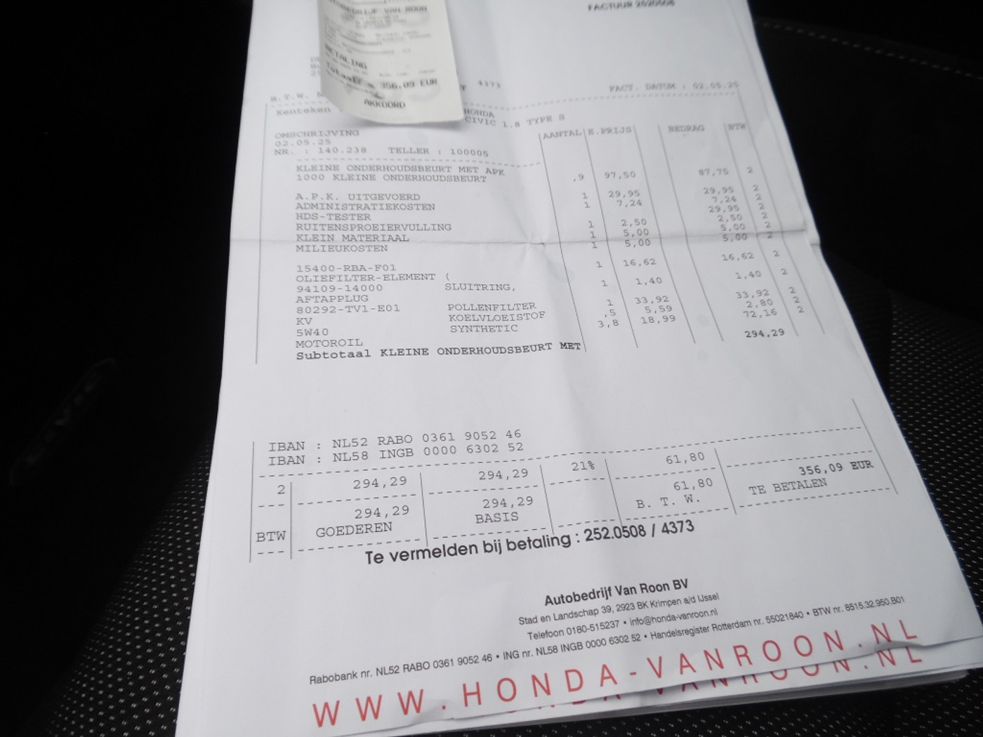 Foto van Honda Civic 3dr