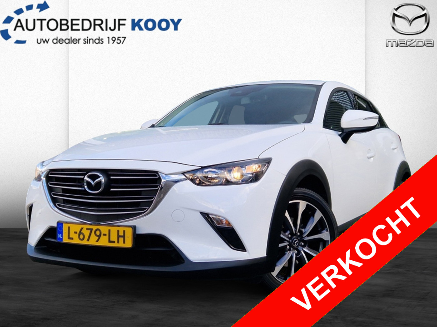 Mazda Mazda Cx-3 2.0 121pk Sportive / Dealer onderhouden / Carplay / 18 inch 2021 - voorkant