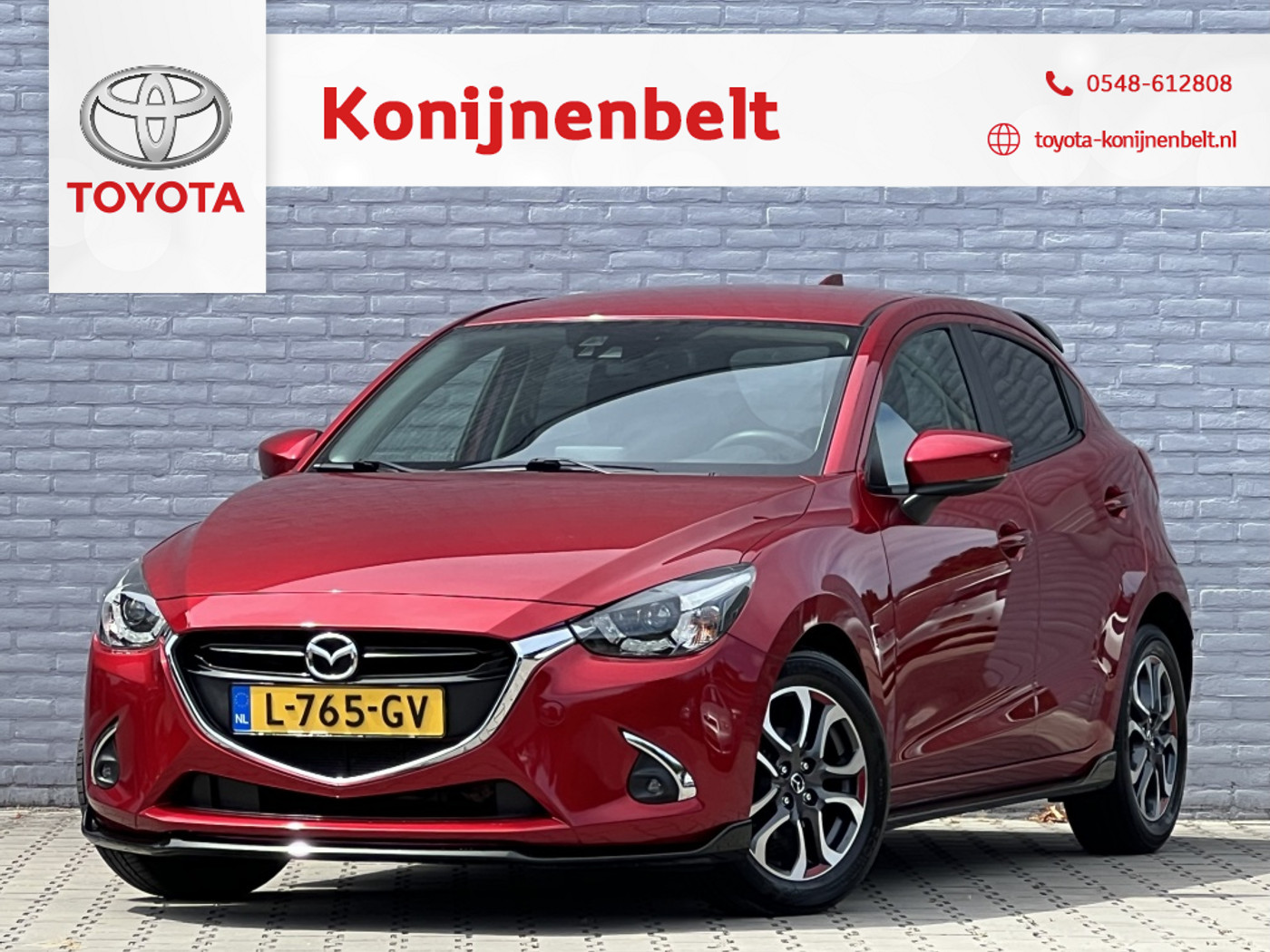 Mazda Mazda2 1.5 Skyactiv-G GT-M 116 pk 5-deurs | Navi | Clima 2018 - voorkant