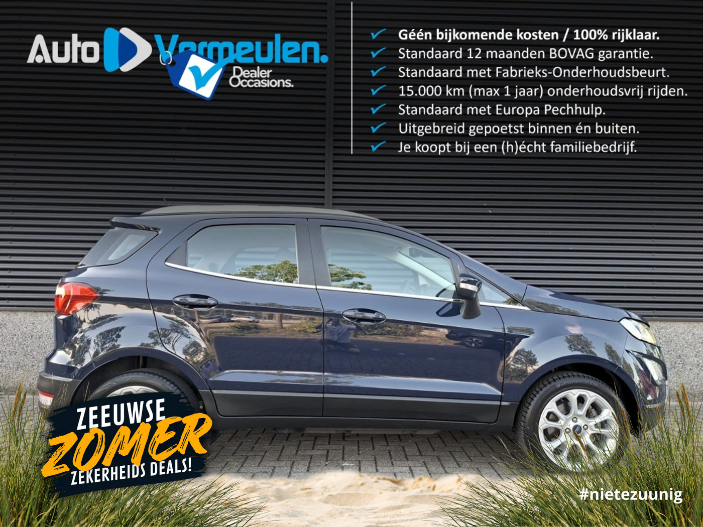 Ford Ecosport 1.0 Titanium X-Pack 125 pk 2021 - voorkant
