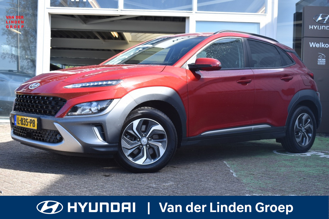 Hyundai Kona 1.6 GDI HEV Fashion 2021 - voorkant
