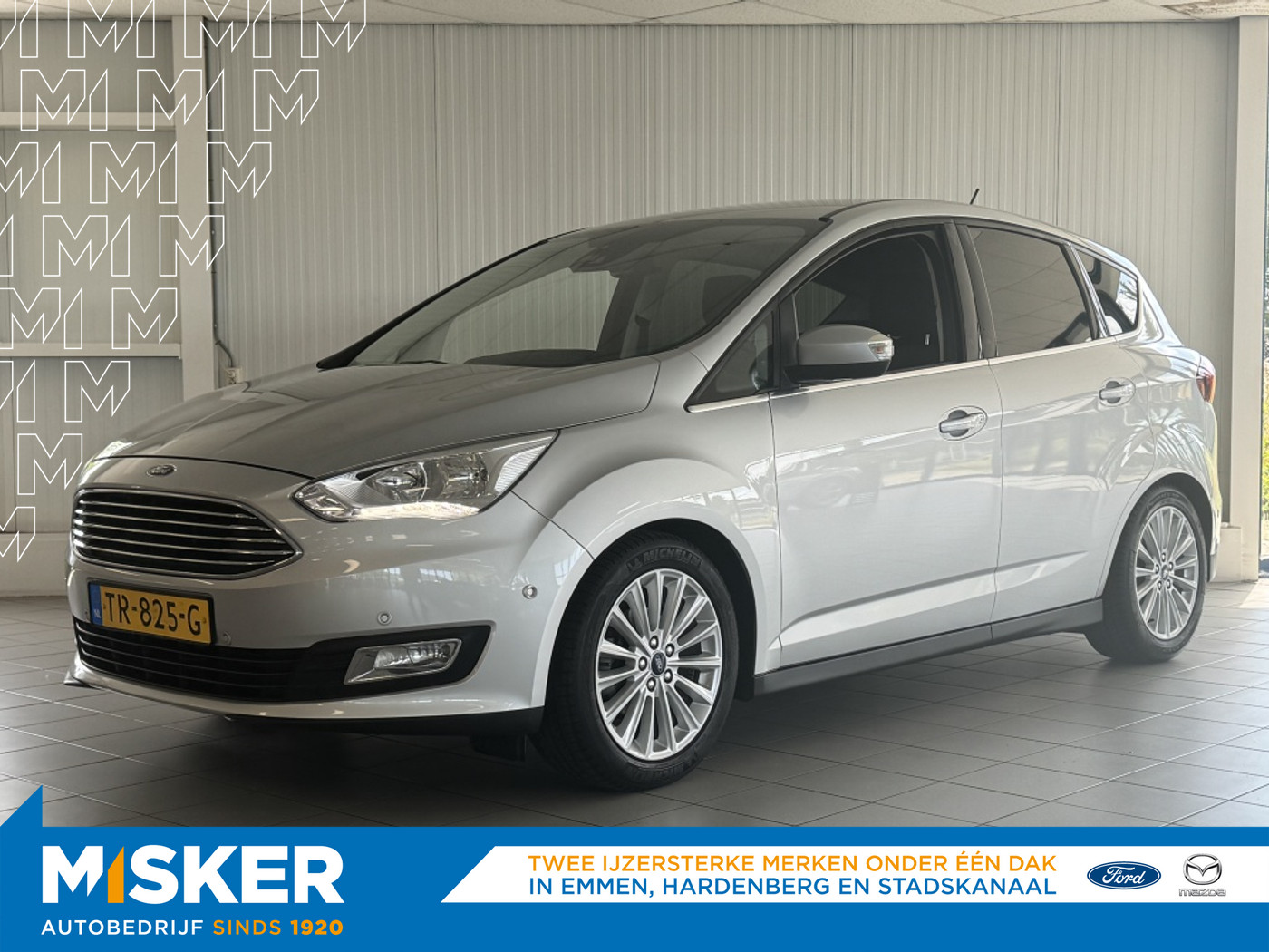 Ford C-max 1.0 Titanium Adv Tech pack, Trekh. 51.500km! 2018 - voorkant