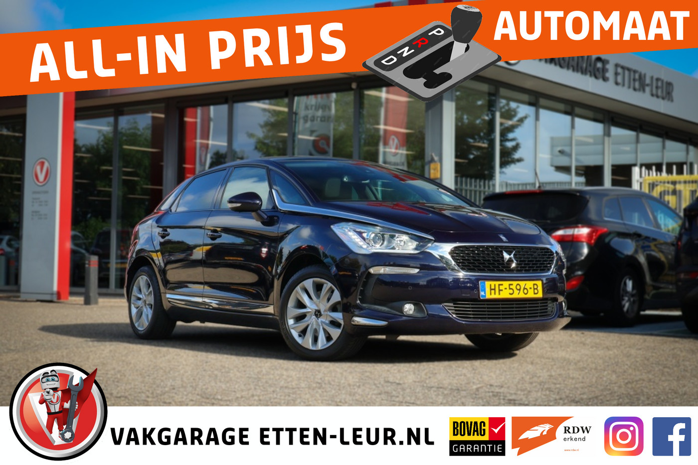 DS DS 5 1.6 turbo /Business Executive / pano / automaat 2015 - voorkant