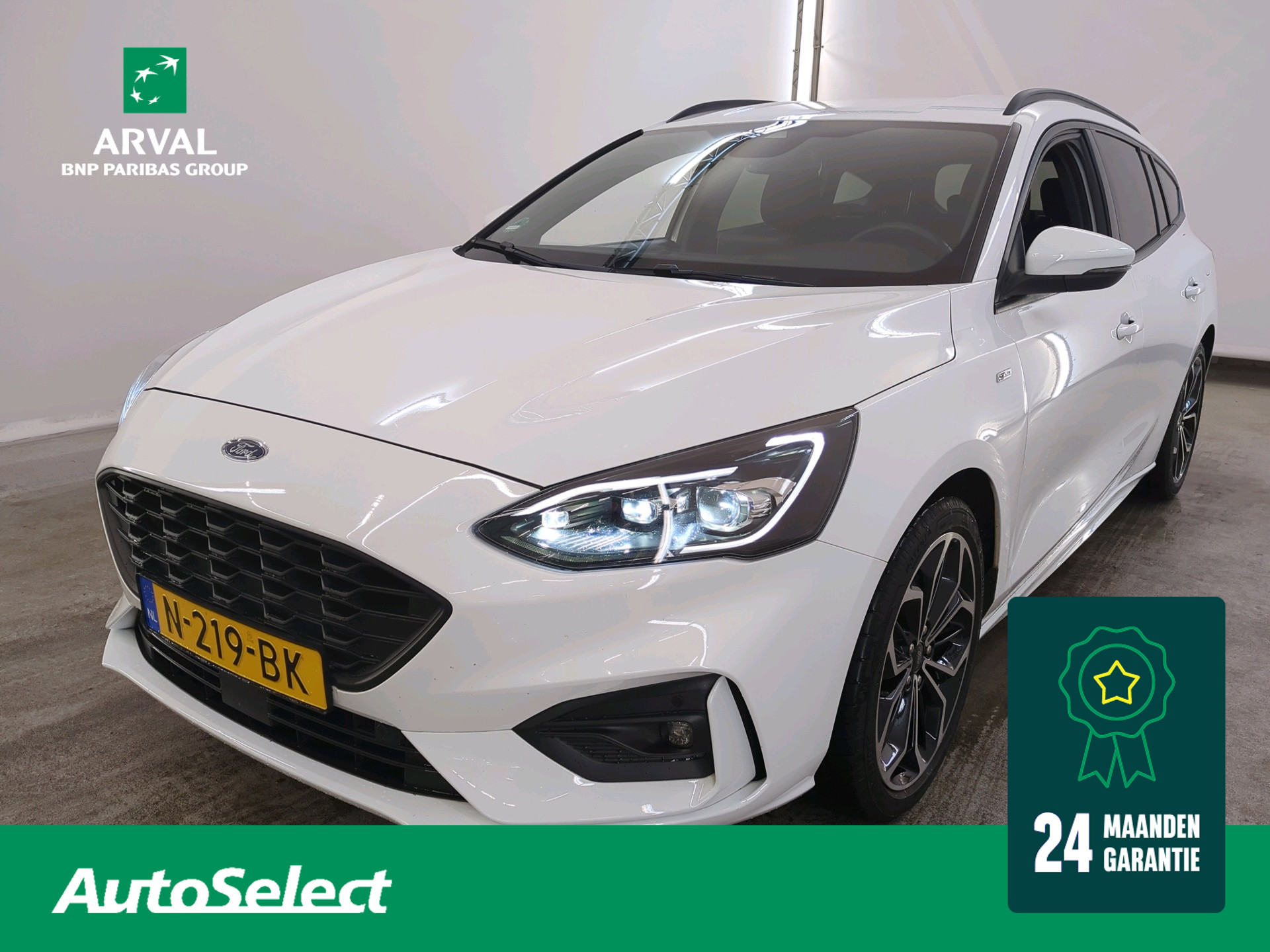 Ford Focus 1.0 EcoBoost 125pk Hybrid ST Line X Business | Winter Pack | Trekhaak | B&O Audio | Half leder/stof | LED | 18" 2021 - voorkant