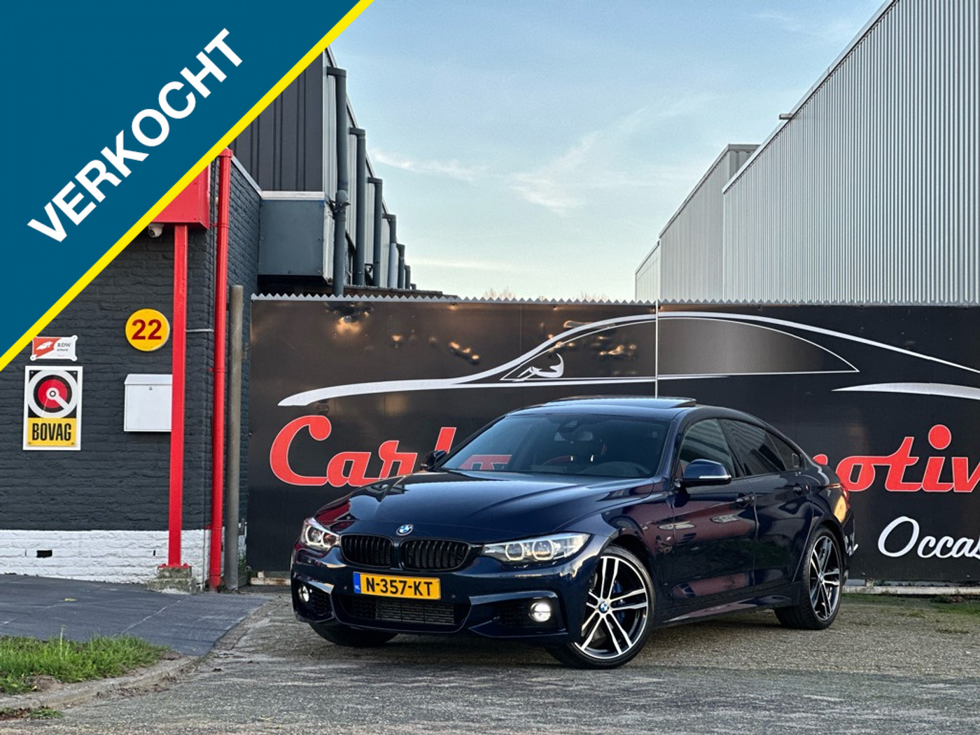 BMW 418i 418i M-SPORT HeadUp/Dak/360Cam/HK VOL! *NAP* 2021 - voorkant