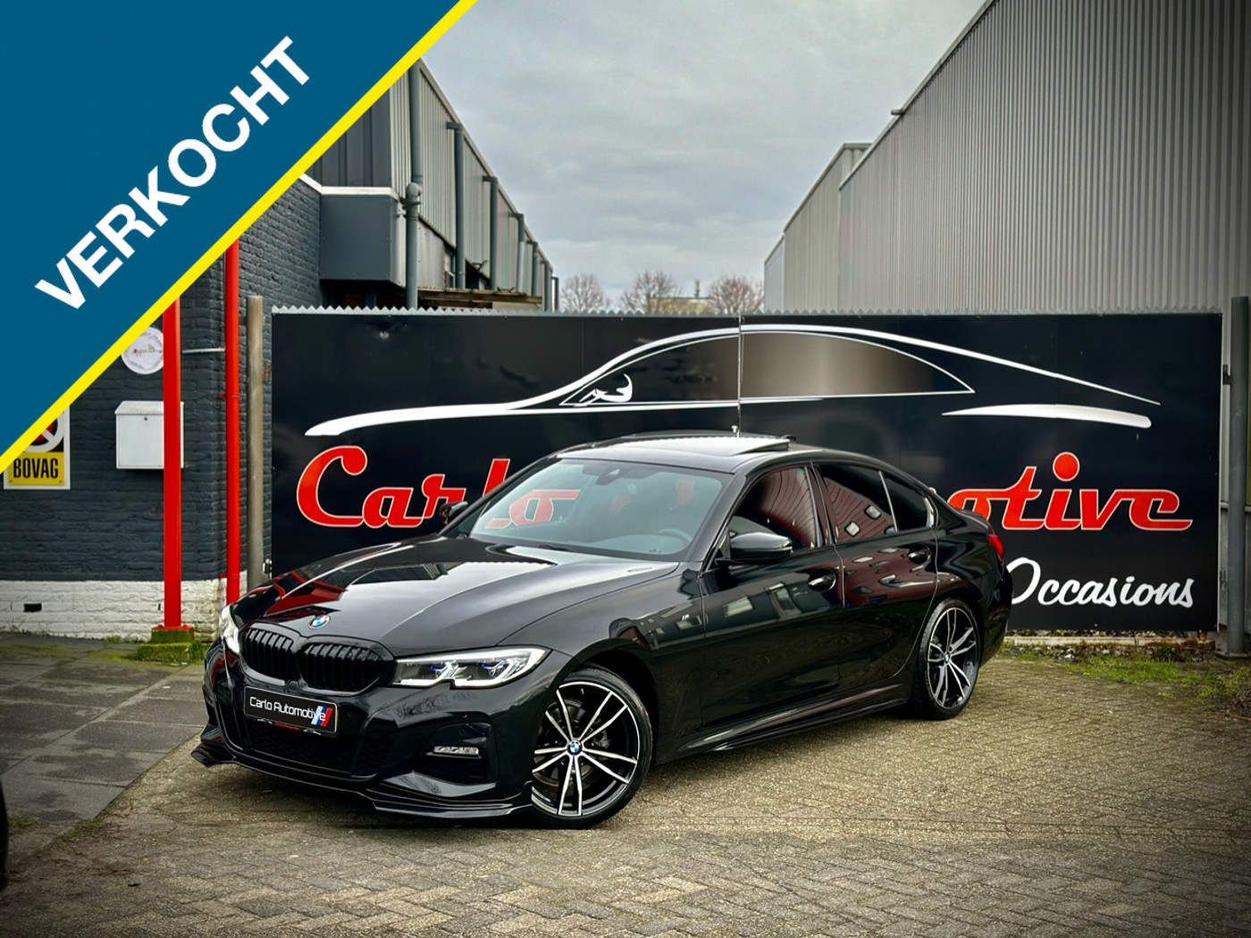 BMW 318i 2.0 M-PERFORMANCE LASER|DAK|M STOEL|19'' M *NAP* 2021 - voorkant