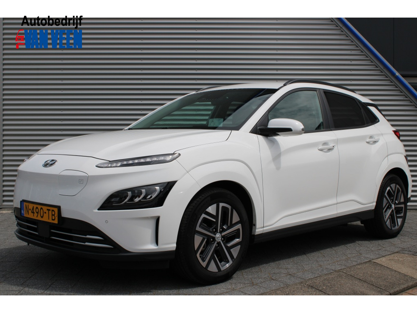 Hyundai Kona EV Premium 64 kWh | Org NL | Led | Elek Stoelen | SOH 100% 2021 - voorkant