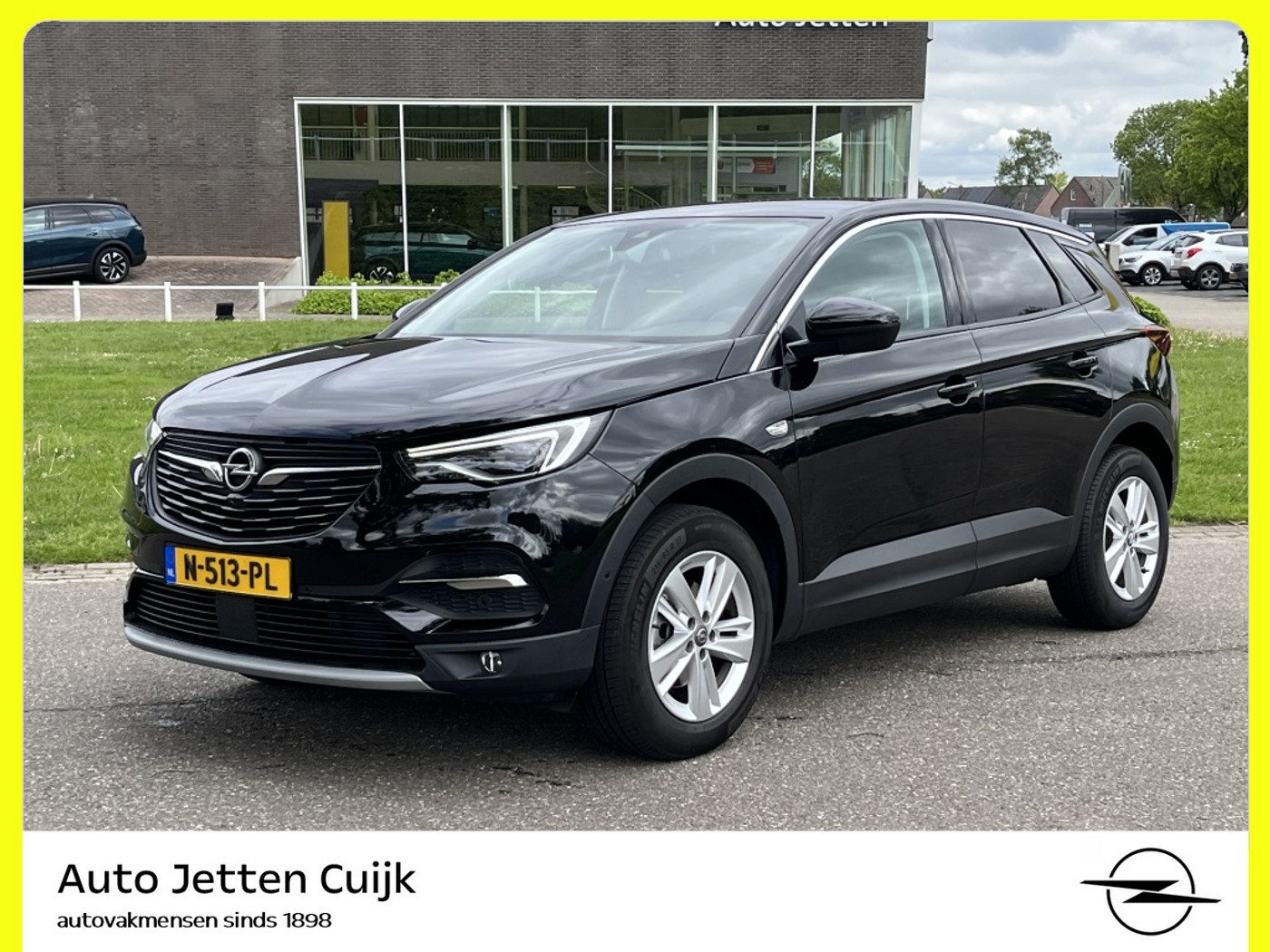 Opel Grandland X 1.2 Turbo Bus. Eleg # Rijklaar # Trekhaak | AFL | Elec achterkle 2021 - voorkant