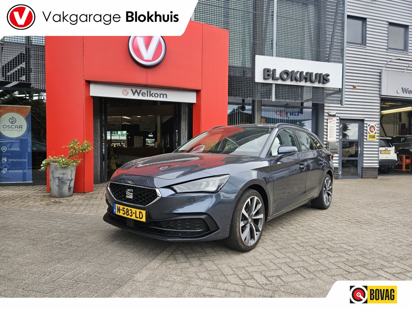 Seat Leon Sportstourer 1.5 TSI Style Business Intense 2021 - voorkant