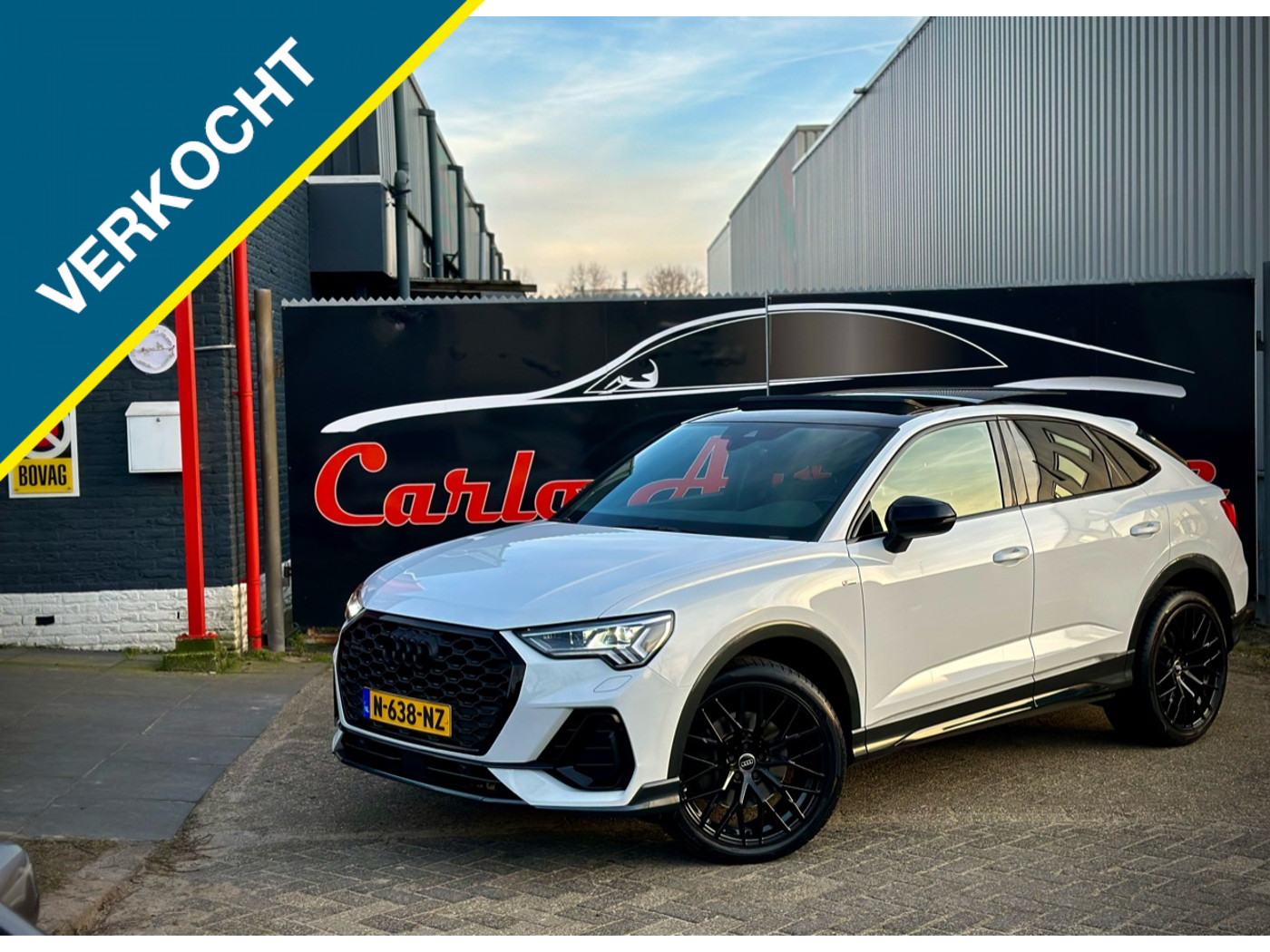 Audi Q3 Sportback 40 TFSI Quattro 3X S-LINE PANO|MATRIX|SONOS|CAM VOL! 2021 - voorkant