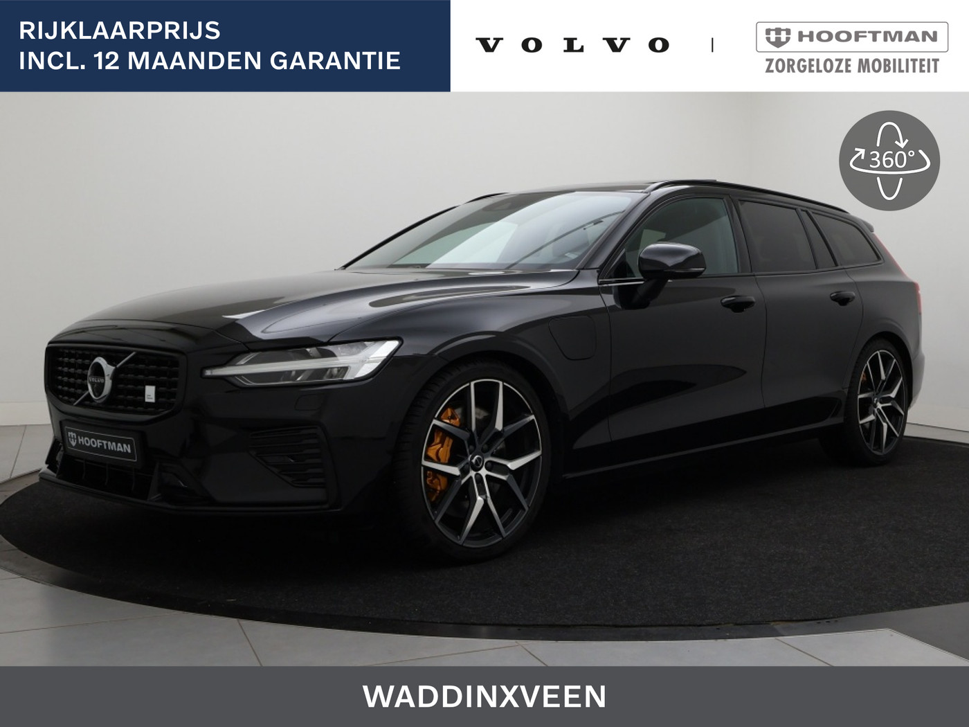 Volvo V60 T8 POLESTAR ENGINEERED 360GR CAM SCHUIFDAK HARMAN KARDON 20INCH 2022 - voorkant