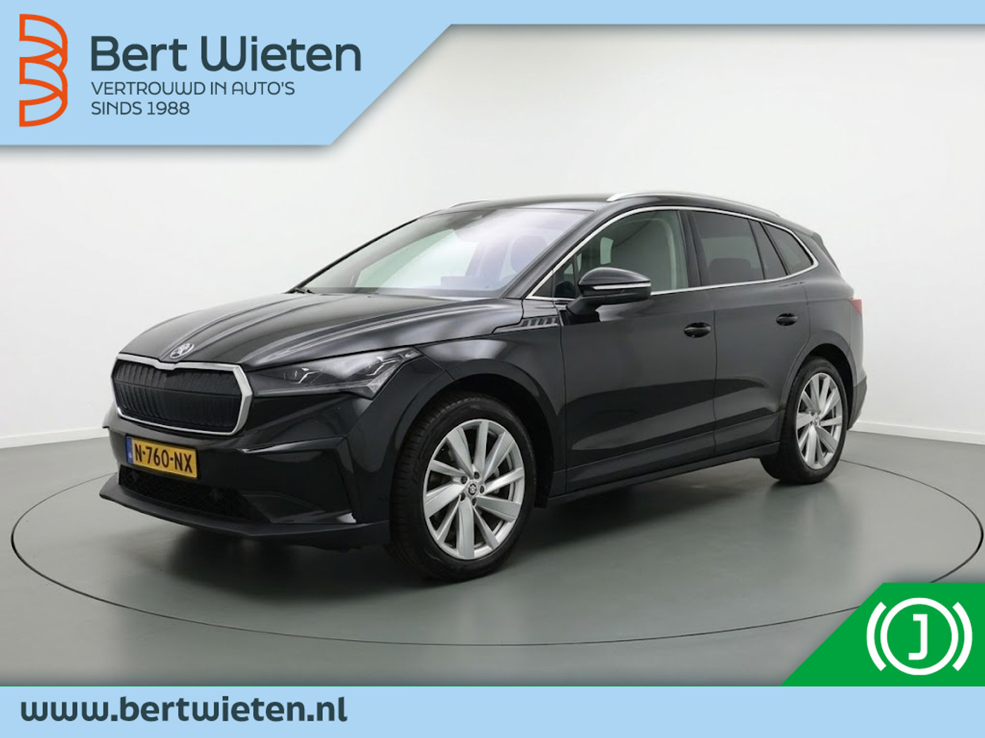 Skoda Enyaq 80 80 | Geen import | Trekhaak | Memory stoel 2021 - voorkant