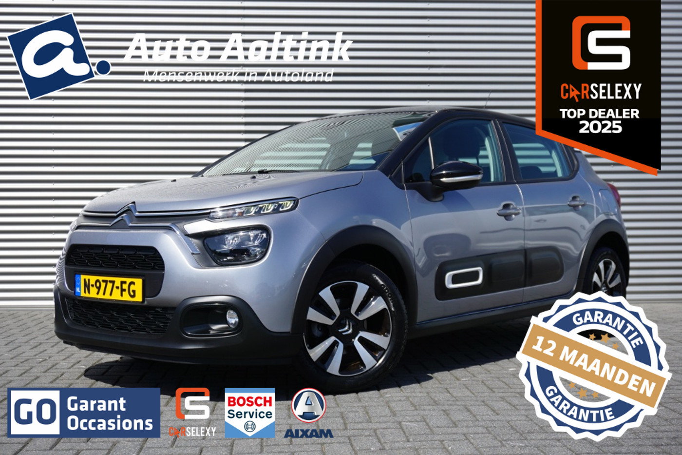 Citroen C3 Feel AIRCO | LICHTMETALEN VELGEN | NAVI | CARPLAY | ZUINIG 2021 - voorkant