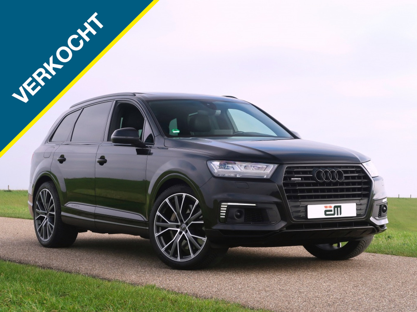 Audi Q7 E-tron 3.0 TDI e-tron S-line Pano Trekhaak 2016 - voorkant