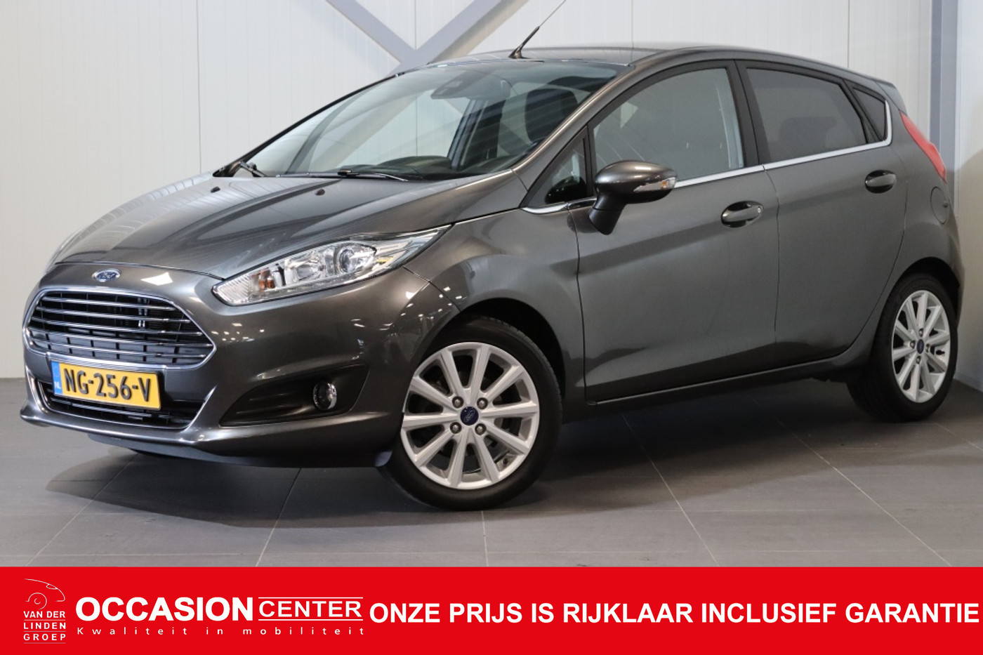 Ford Fiesta 1.0 100pk Titanium|PDC|Climate|Nav|Rijklaarprijs| 2017 - voorkant