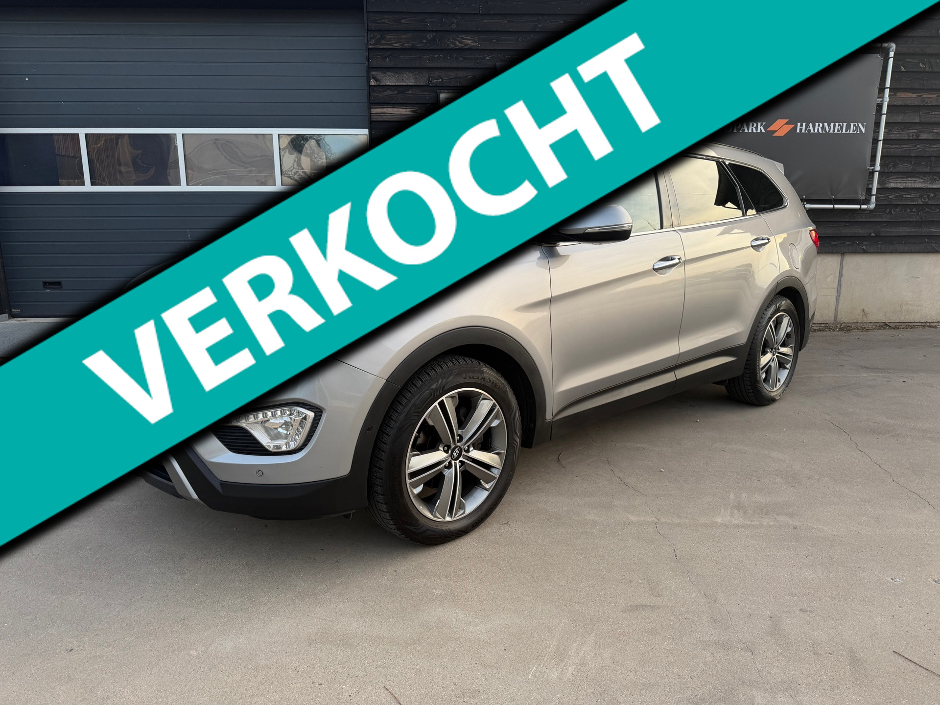 Hyundai Grand Santa Fe 2.2 CRDi 4WD 7P Leder Cam Automaat 2014 - voorkant