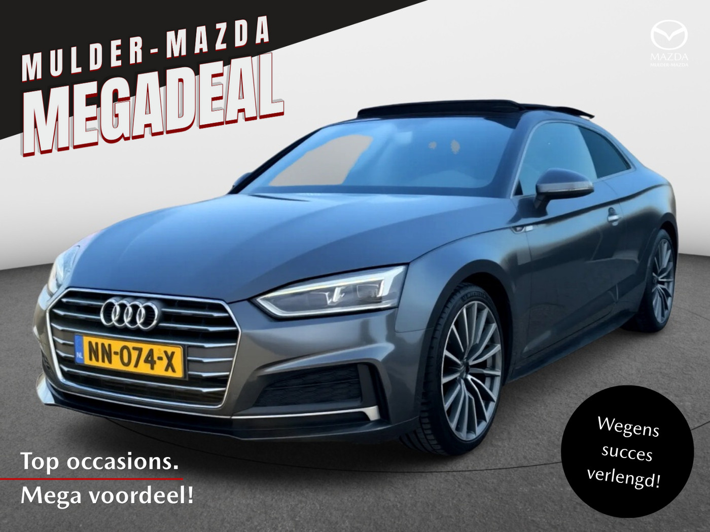 Audi A5 Coupe 2.0 TFSI S-line Launch Edition Aut 190Pk | B&O audio 2017 - voorkant