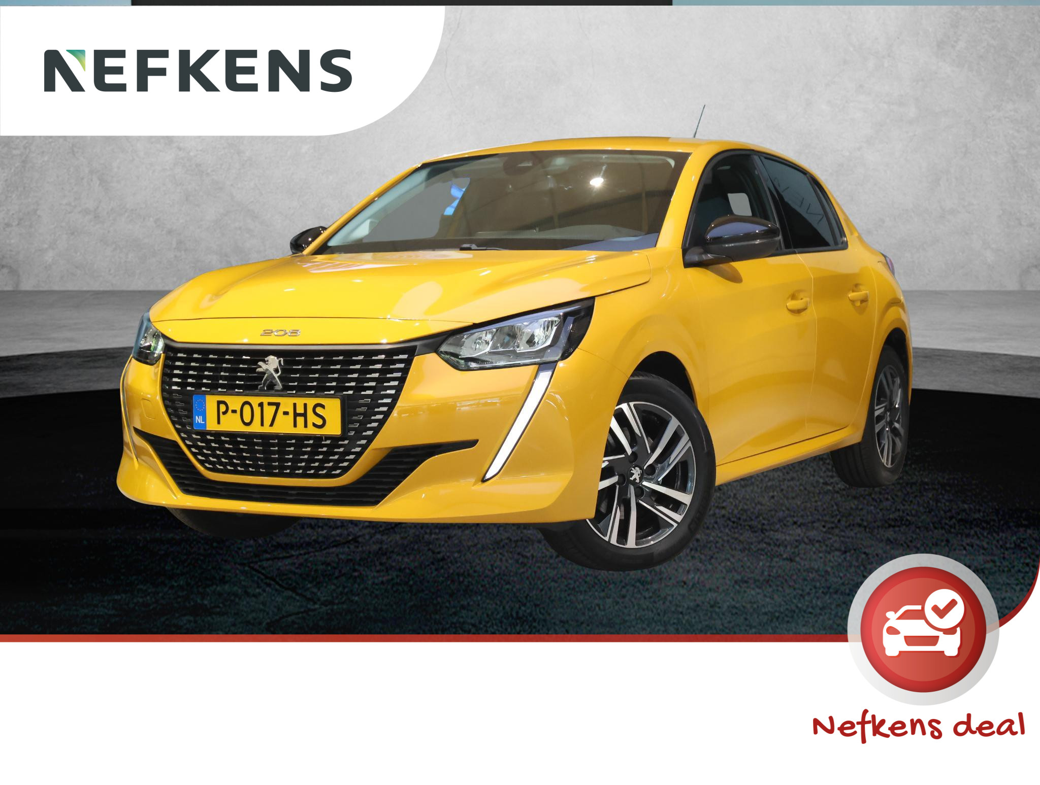 Peugeot 208 Allure Pack 100 pk Automaat 2022 - voorkant