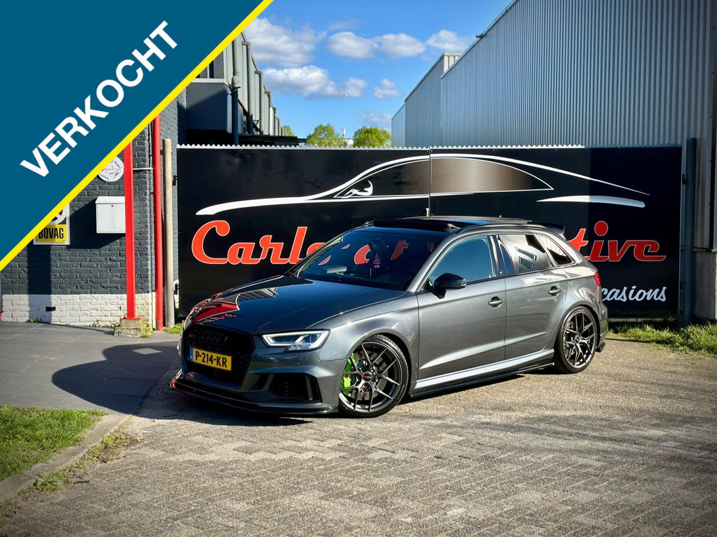 Audi RS 3 Sportback 2.5 TFSI Quattro 500PK! PANO|VIRTUAL|B&O|CAMERA VOL! 2018 - voorkant
