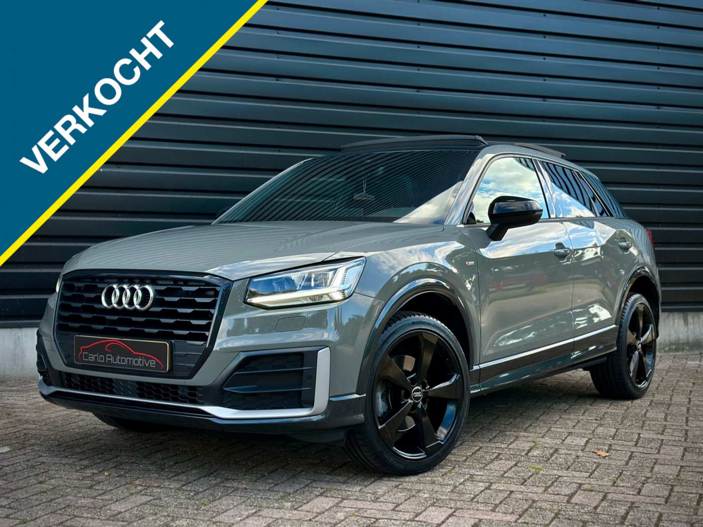 Audi Q2 1.4 TFSI S-LINE PANO|VIRTUAL|ACC|CARPLAY|MATRIX 2017 - voorkant