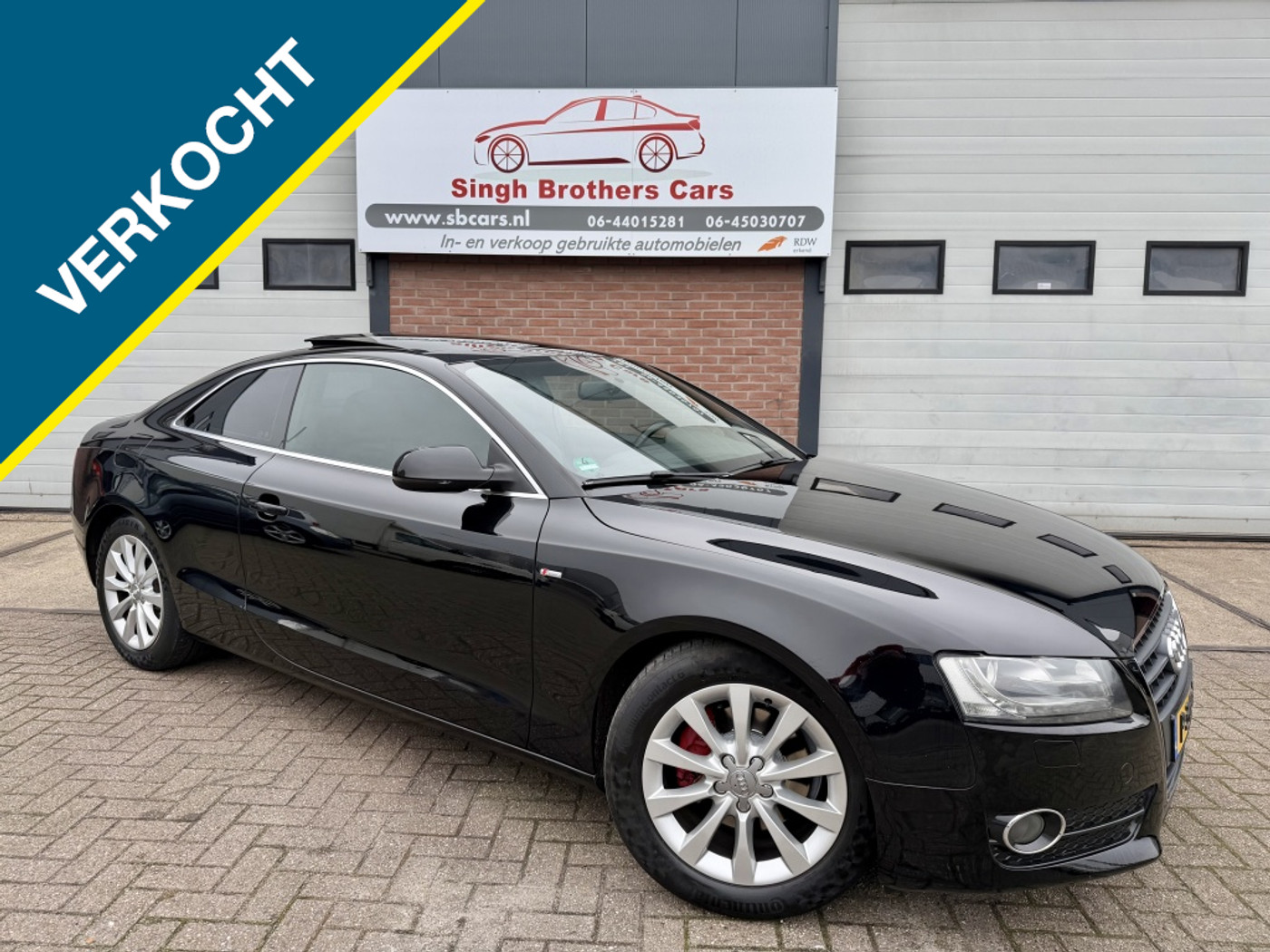 Audi Audi A5 2.0 TFSI S-LINE DAK LEER NAVI XENON INRUIL MOG 2011 - voorkant