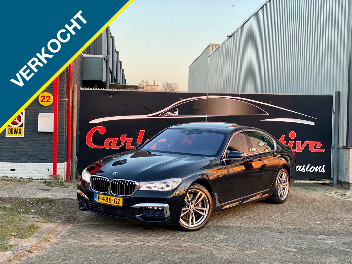 BMW 750i xDrive 750i xDrive *M-sport* 449PK! Dak/360Cam/Acc/Lane VOL! 2015 - voorkant