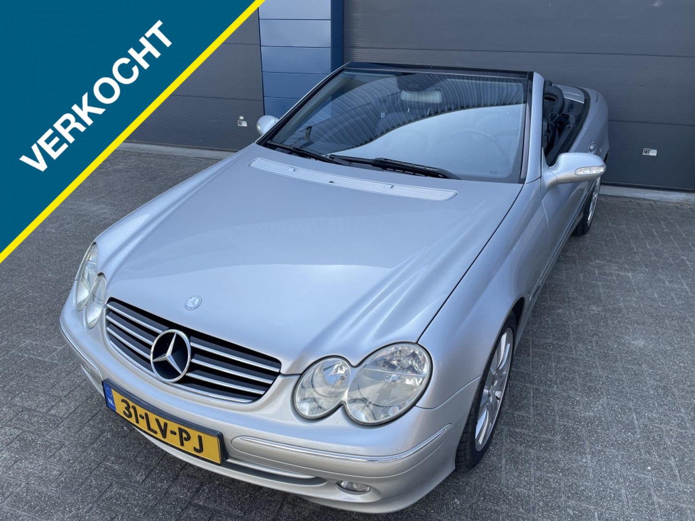 Mercedes-Benz CLK 200 Kompressor 200K Avantg Cabrio AUT NL-AutoOrg175Dkm!! 2003 - voorkant