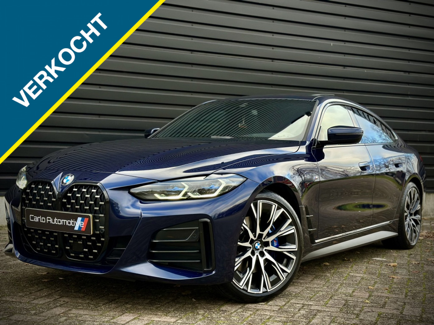 BMW 430i 430i M-SPORT LASER|HUD|DAK|M STOEL|HK|MEMORY VOL! 2022 - voorkant