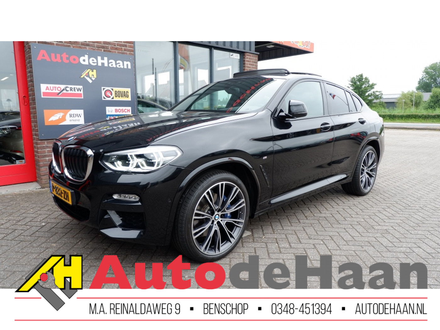 BMW X4 Xdrive30i xDrive30i High Ex. M-pakket/Pano/Leer/Headup/HarmanKardon/Trekha 2018 - voorkant