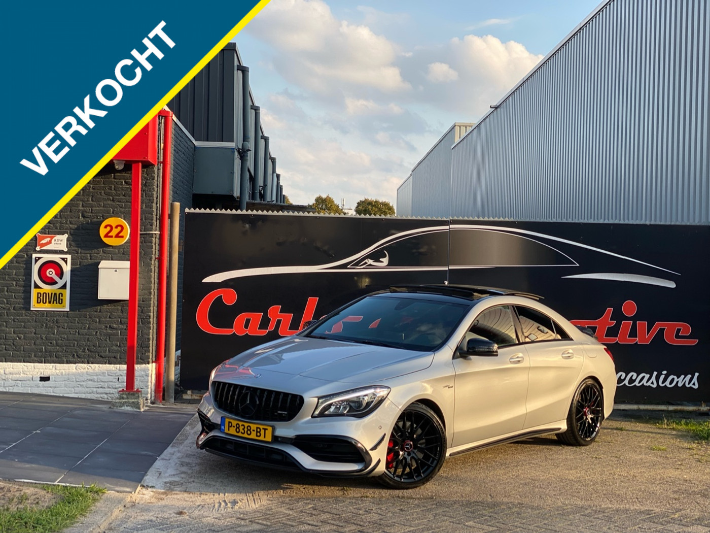 Mercedes-Benz AMG Cla 45 45 AMG Pano/Schaalstoel/HK/Cam VOL! 2018 - voorkant