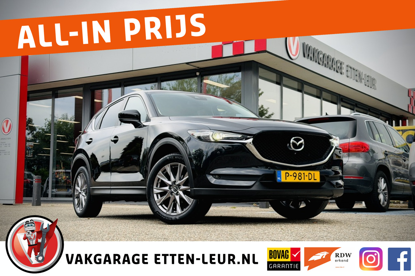 Mazda Mazda Cx-5 2.0 SAG 165 Business Luxury | 360 CAMERA | HEAD UP | EL ACHTERKL 2019 - voorkant