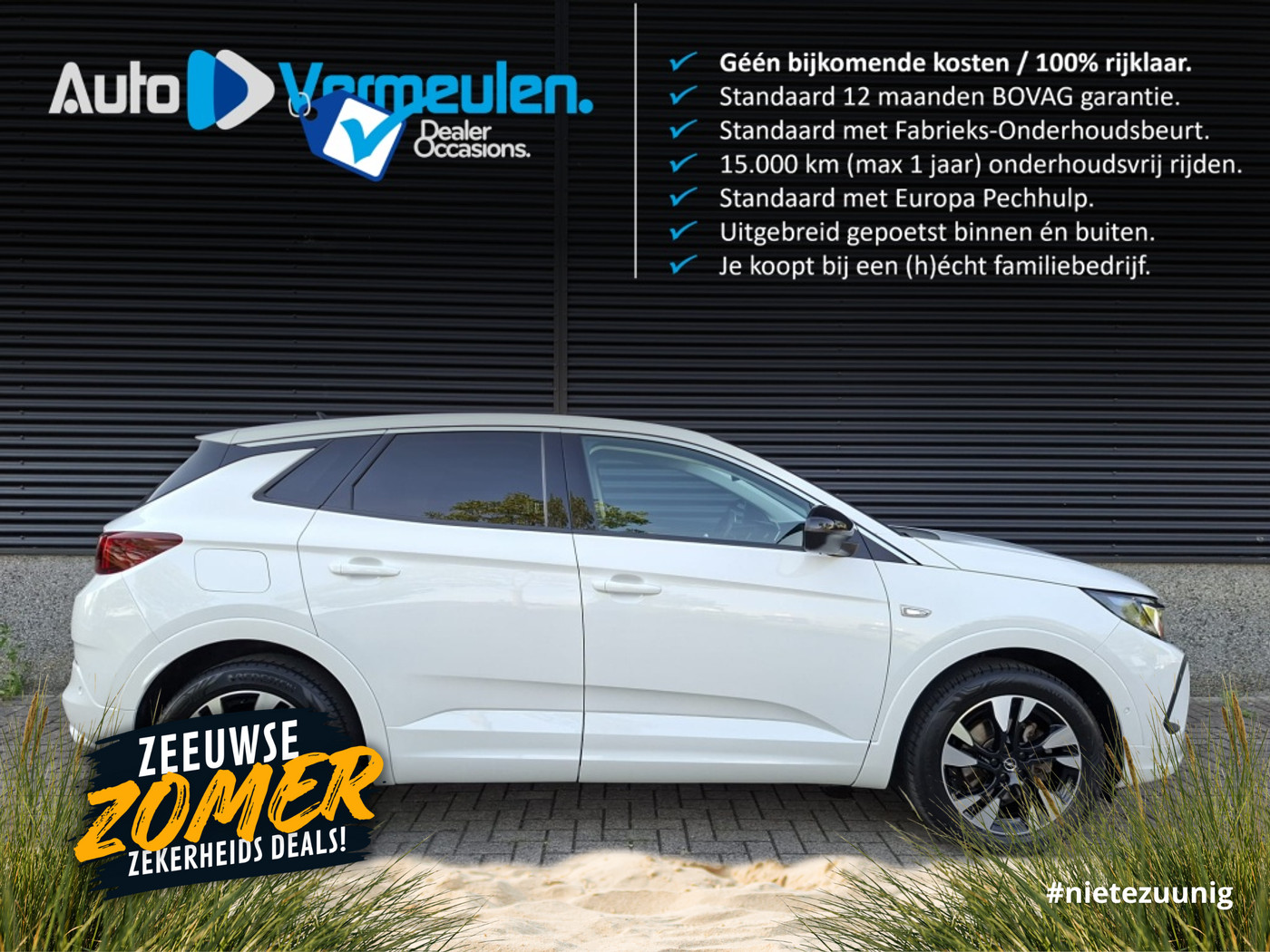 Opel Grandland 1.2 Turbo 130pk Elegance 2022 - voorkant