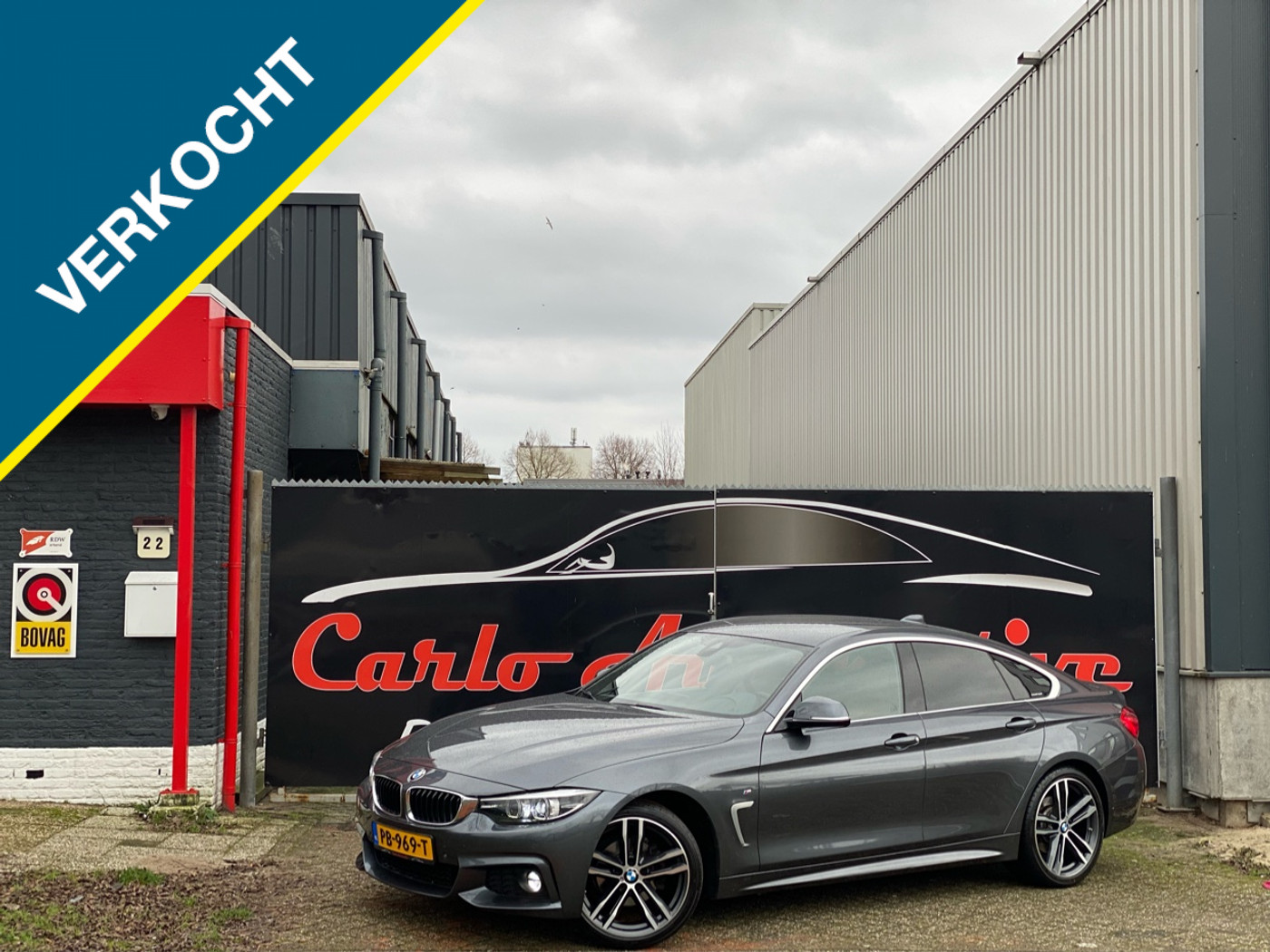 BMW 420i 420i *M-SPORT* LaneAss/Dodehoek/Virtual NAP! 2017 - voorkant