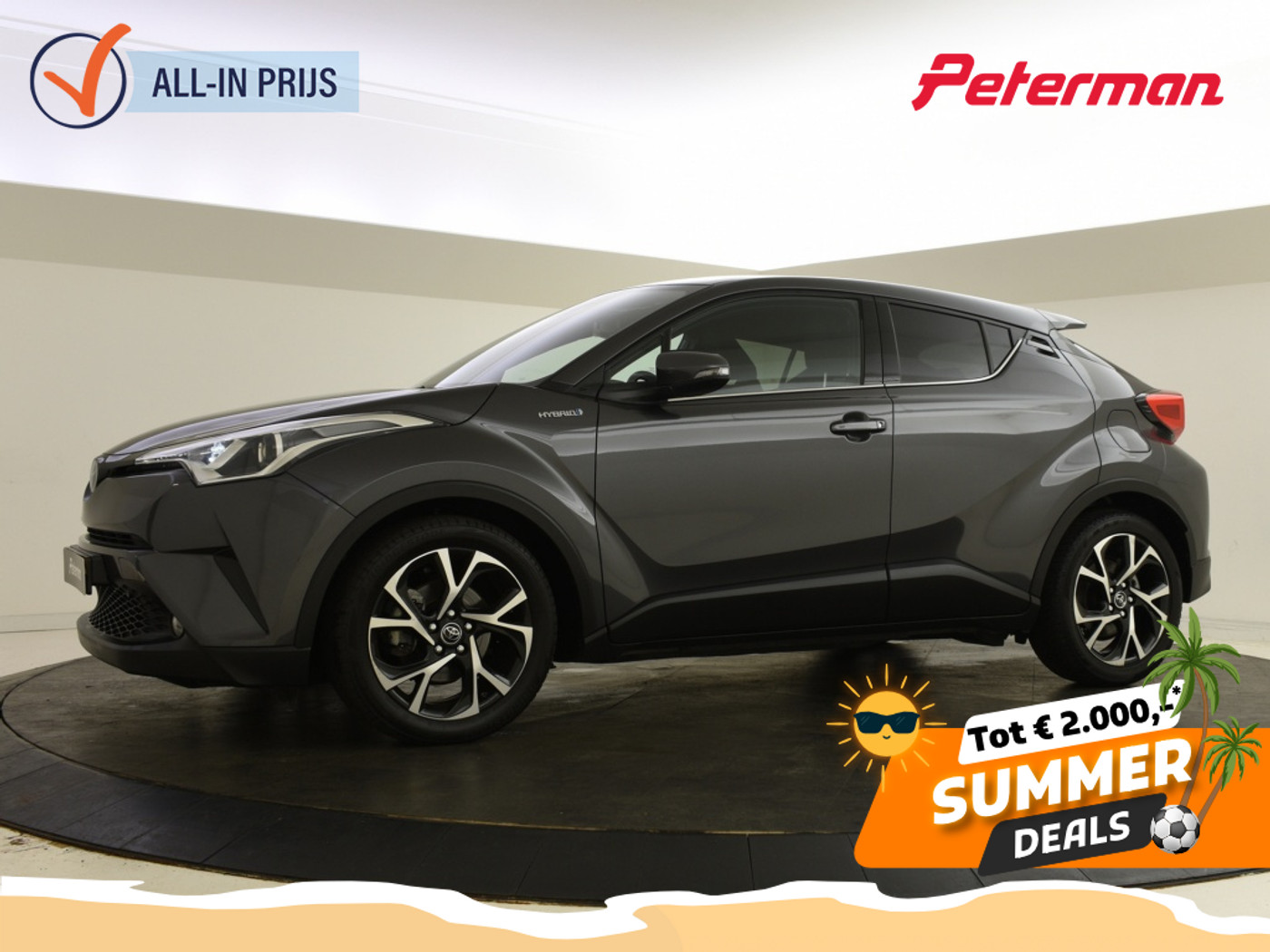 Toyota Toyota C-hr 1.8 Hybrid Dynamic | Keyless | Navigatie | Climate | 2018 - voorkant