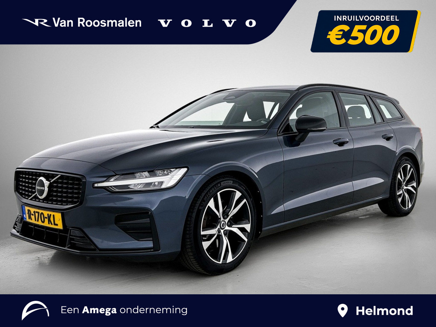 Volvo V60 2.0 B4 Plus Dark | Trekhaak | 2022 - voorkant