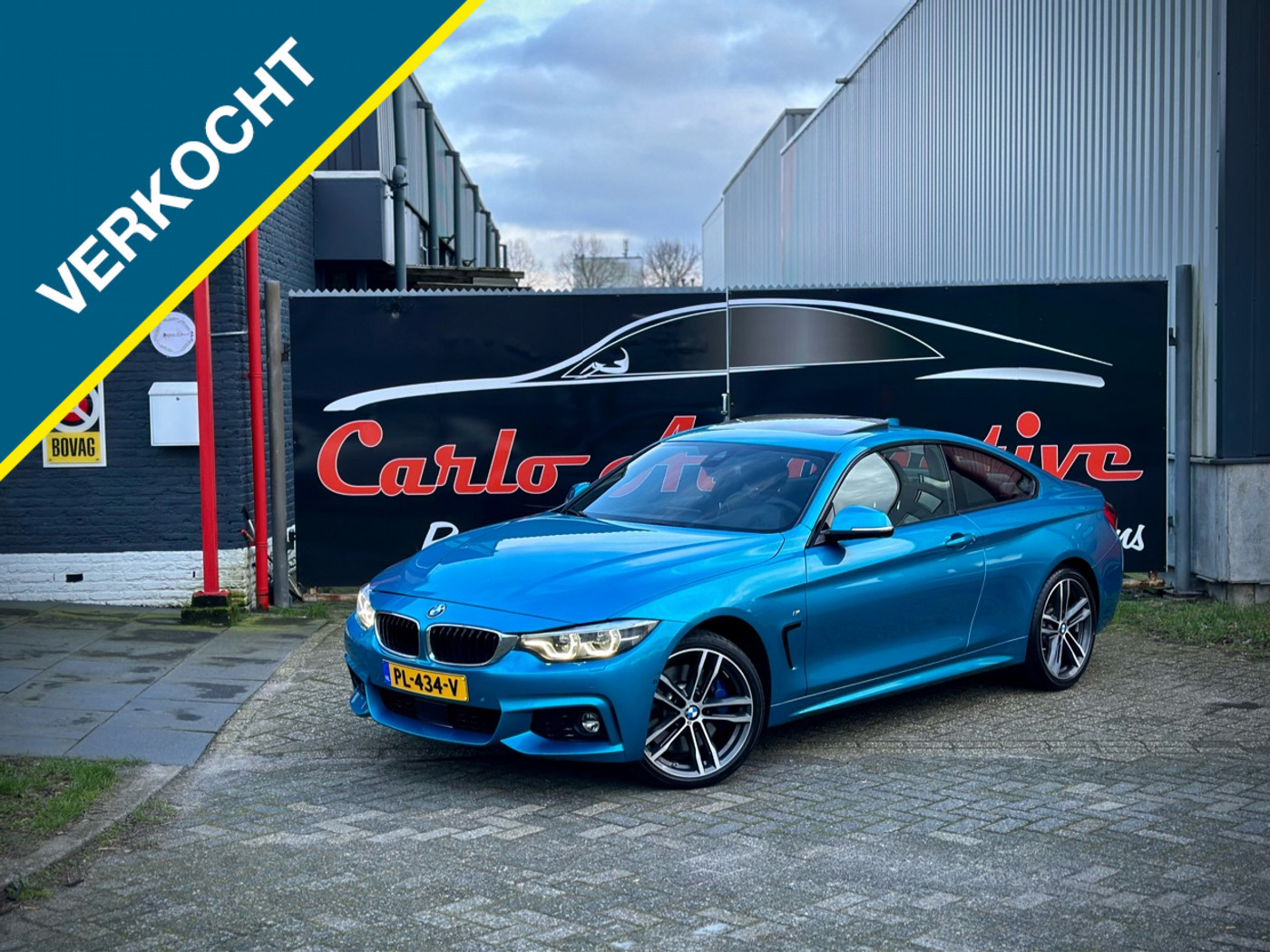 BMW 430i xDrive 430i xDrive M-SPORT|DAK|360|H&K|ACC|LANE 2017 - voorkant